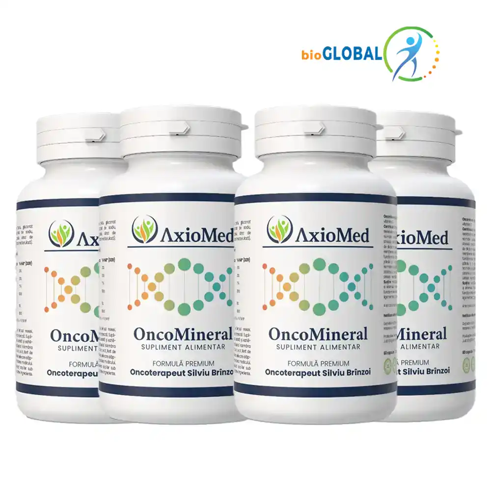 OncoMineral - 4 Flacoane de suplimente alimentare