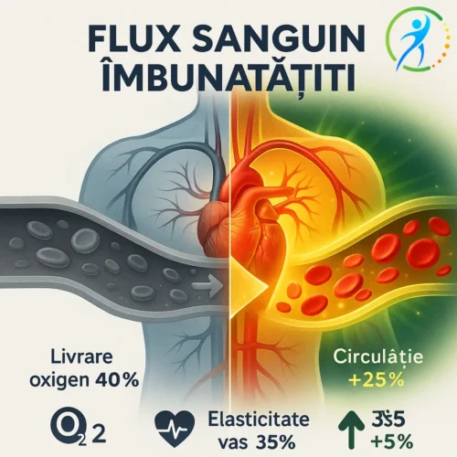 Omega+++ beneficii cardiovascular - flux sanguin și circulație