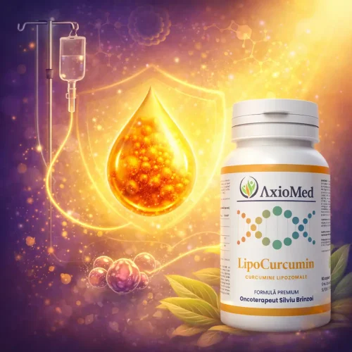 LipoCurcumin 95% flacon - curcumina lipozomala adjuvant oncologic bioGlobal
