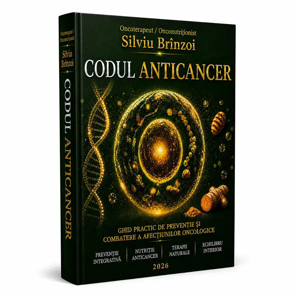 Codul Anticancer — Ediție Tipărită | Silviu Brînzoi Codul Anticancer carte tipărită - ediția fizică A5, 40 capitole, Silviu Brînzoi, tiraj limitat 500 exemplare 2026