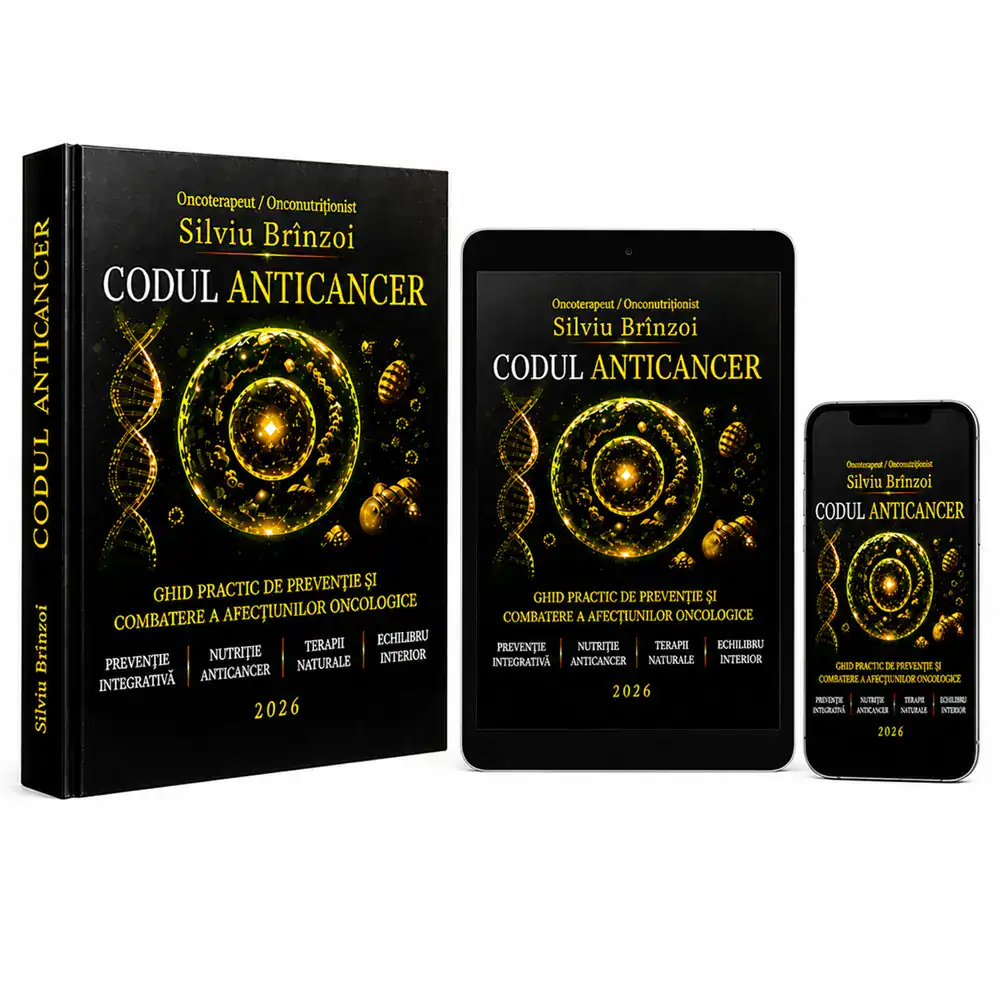 Codul Anticancer — Pachet Promo (Tipărit + eBook) | Silviu Brînzoi Codul Anticancer Pachet Promo - cartea tipărită + eBook PDF, Silviu Brînzoi, ediția 2026