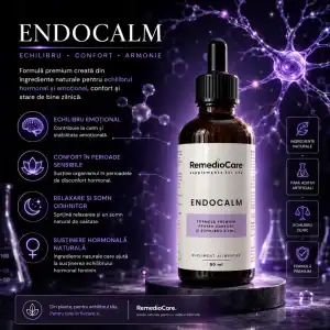 EndoCalm picături sublinguale cu zinc și myo-inozitol RemedioCare