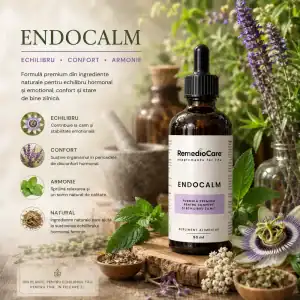 EndoCalm picături sublinguale cu zinc și myo-inozitol RemedioCare